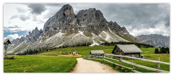 Obraz - V rakúskych horách (120x50 cm)