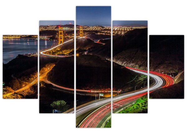 Obraz - Golden Gate Bridge (150x105 cm)