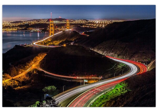 Obraz - Golden Gate Bridge (90x60 cm)