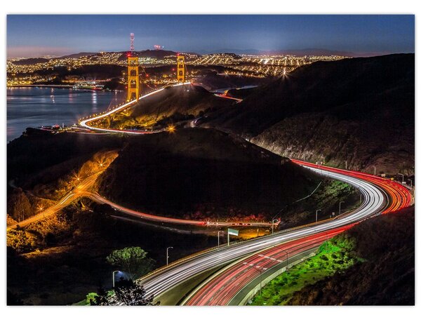 Obraz - Golden Gate Bridge (70x50 cm)