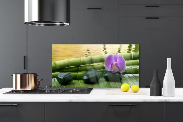 Nástenný panel  Kvet kamene bambus príroda 120x60 cm