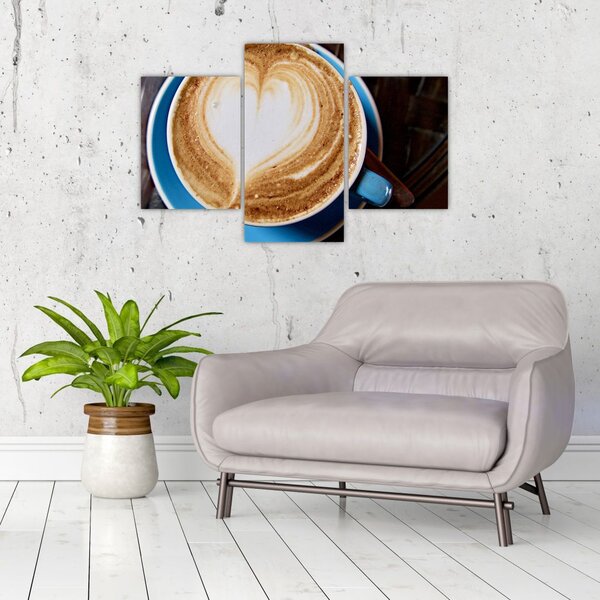 Obraz - Latte Art (90x60 cm)