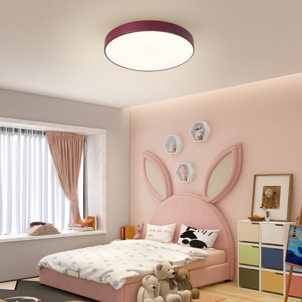 Brilagi-LED stmievateľné stropné svietidlo POOL LED/60W/230V 3000-6000K 50 cm burgundská+DO