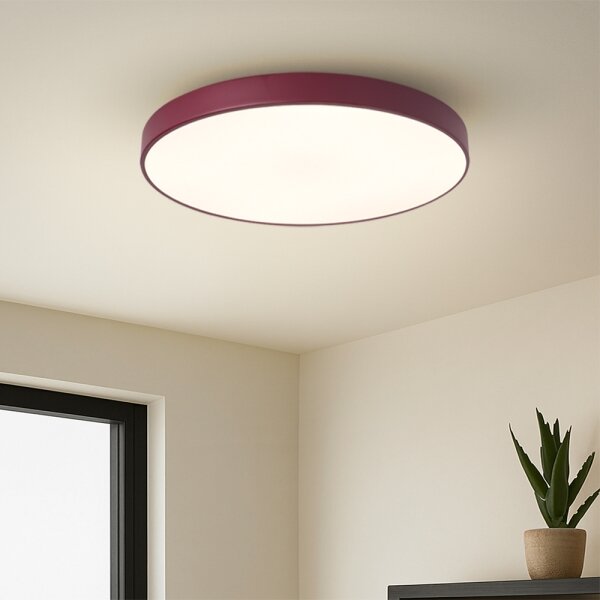 Brilagi-LED stmievateľné stropné svietidlo POOL LED/60W/230V 3000-6000K 50 cm burgundská+DO