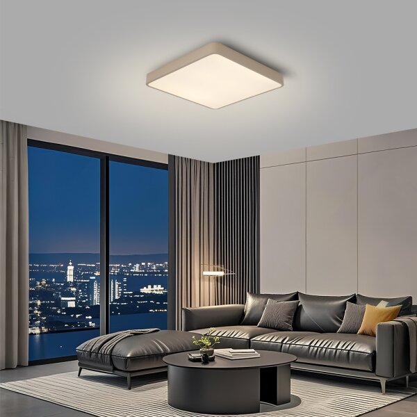 Brilagi-LED stmievateľné stropné svietidlo POOL LED/36W/230V 3000-6000K 40x40 cm béžová+DO