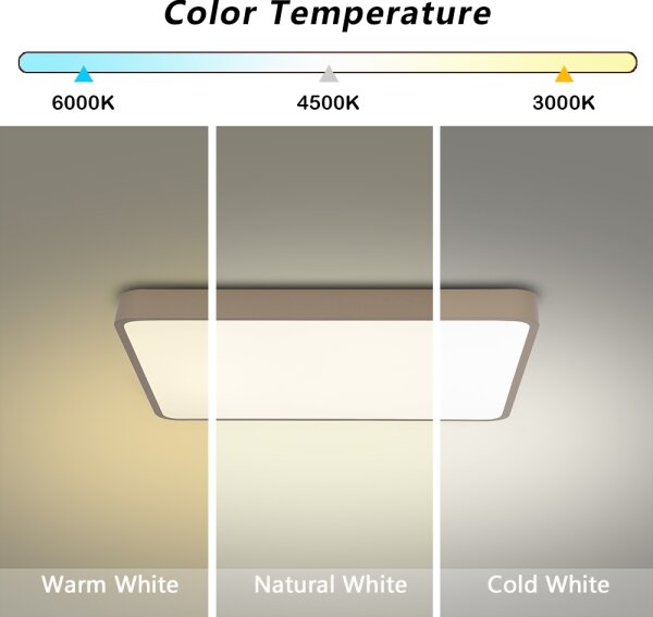 Brilagi-LED stmievateľné stropné svietidlo POOL LED/36W/230V 3000-6000K 40x40 cm béžová+DO