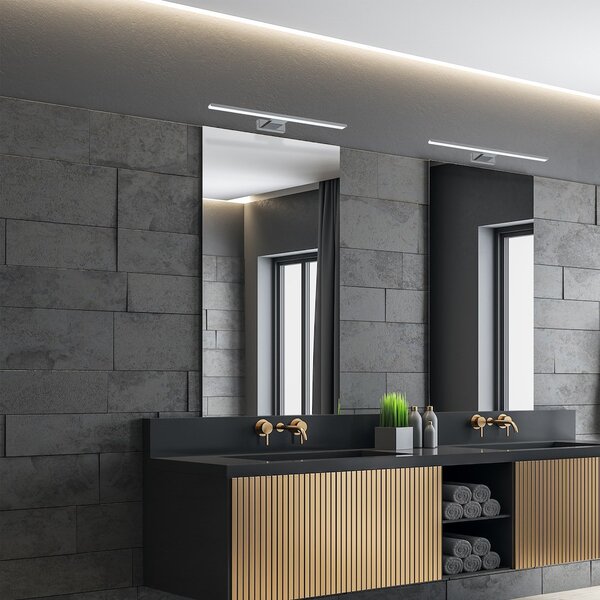 Nástenné LED svietidlo Shine1, 1x LED 13,8w, 4000k, (60 cm), ch