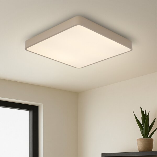 Brilagi-LED stmievateľné stropné svietidlo POOL LED/36W/230V 3000-6000K 40x40 cm béžová+DO
