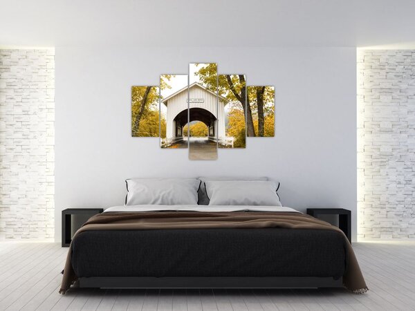 Obraz mosta v Oregone (150x105 cm)