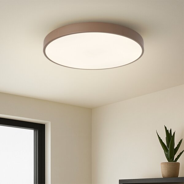 Brilagi - LED stmievateľné stropné svietidlo POOL LED/60W/230V 3000-6000K 50 cm hnedé + diaľkové ovládanie