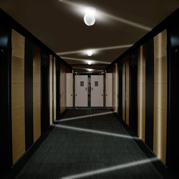 Nástenné LED svietidlo 360°, 1x LED 6w, 4000k, w
