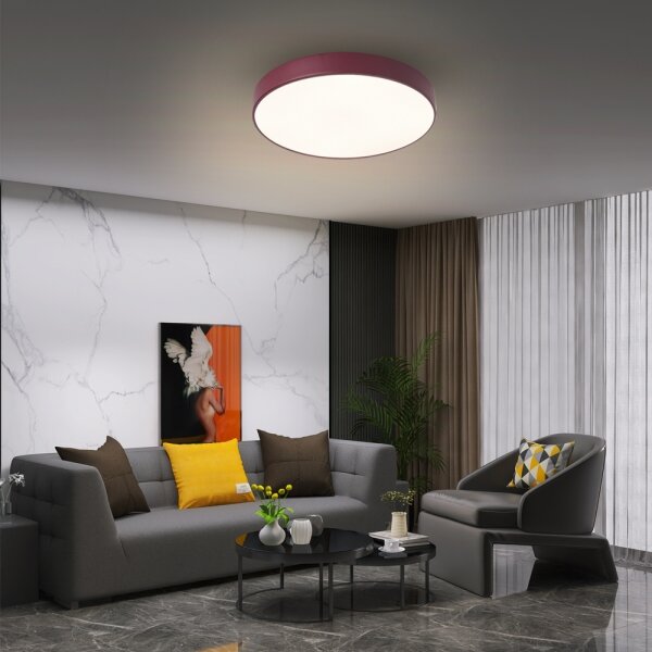 Brilagi-LED Stropné svietidlo POOL LED/48W/230V 3000/4000/6000K 40 cm bordové