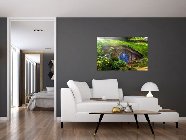 Obraz - Hobitína (90x60 cm)