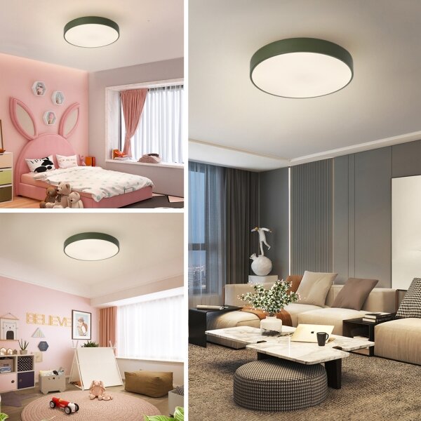 Brilagi - LED stropné svietidlo POOL LED/48W/230V 3000/4000/6000K 40 cm zelené