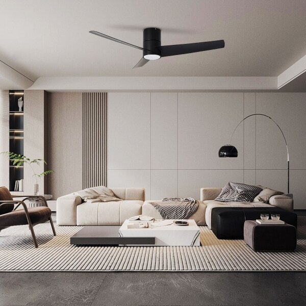 ZEVENTI - LED stropný ventilátor BARROSA LED/18W/230V Wi-Fi Tuya + diaľkový ovládač