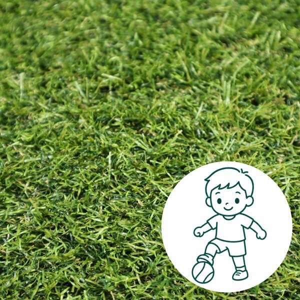 Europe Grass , Umelá tráva Profi Garden, vyrezať kruh, šíře 4m, zelená