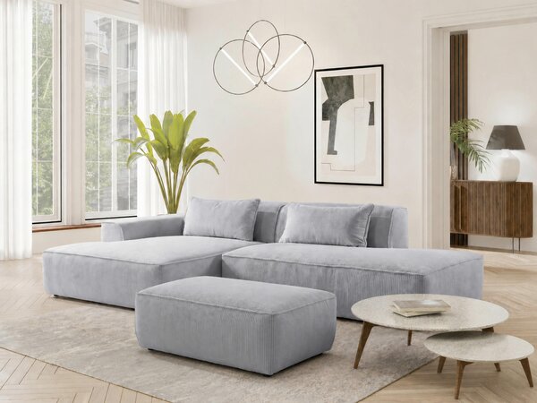 TABURETKA, textil, kompozitné drevo, 105/43/65 cm Livetastic - Kreslá, Online Only