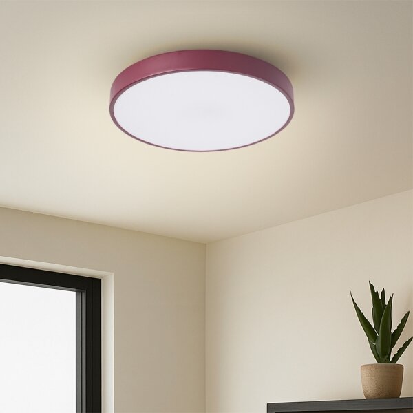 Brilagi - LED stropné svietidlo POOL LED/36W/230V 3000/4000/6000K 30 cm bordová