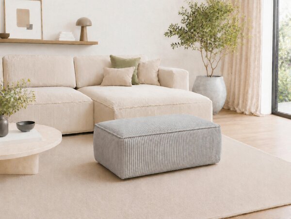 TABURETKA, textil, kompozitné drevo, 105/43/65 cm Livetastic - Kreslá, Online Only