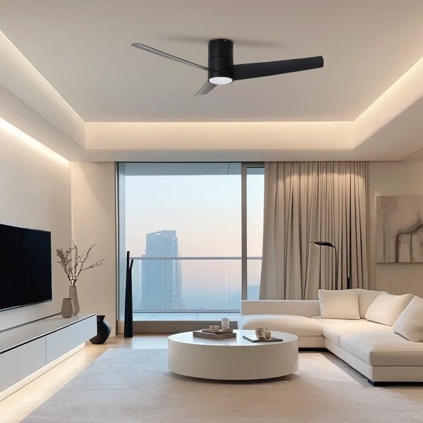 ZEVENTI - LED stropný ventilátor BARROSA LED/18W/230V Wi-Fi Tuya + diaľkový ovládač