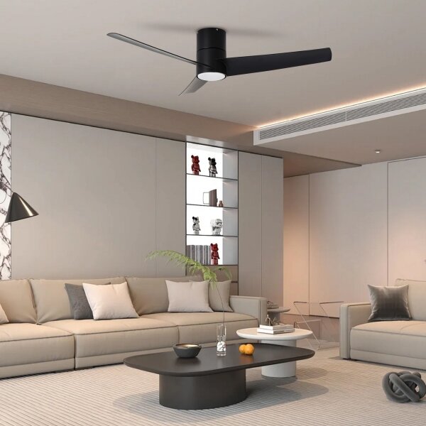 ZEVENTI - LED stropný ventilátor BARROSA LED/18W/230V Wi-Fi Tuya + diaľkový ovládač