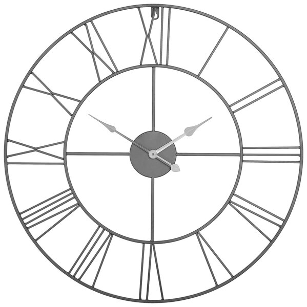 NÁSTENNÉ HODINY čierna 60 cm Ambia Home - Hodiny, Online Only