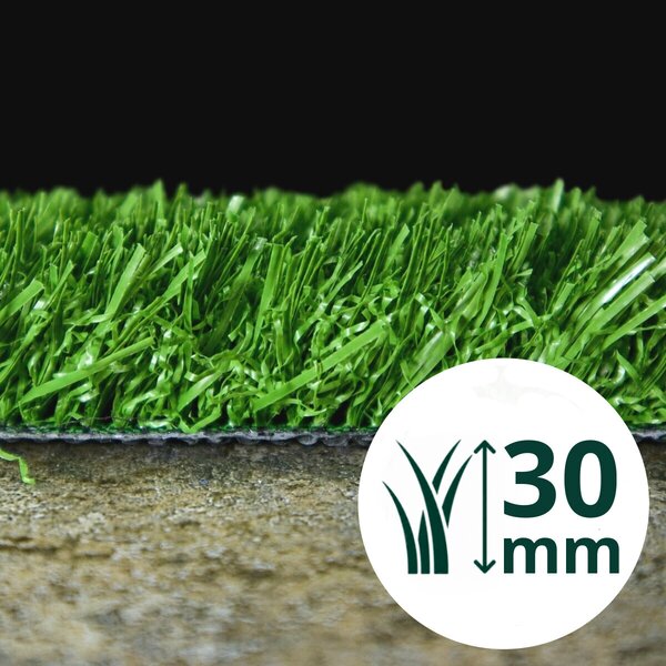 Multi-decor, Umelá tráva Futbal, vyrezať kruh, šíře 2m, zelená