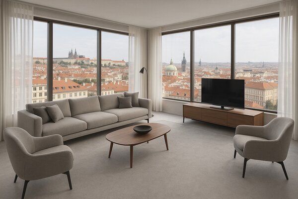 Condor Carpets , Metrážny koberec Serena 6631, na mieru, šíře 4m,5m, šedá, filc, obývacia izba