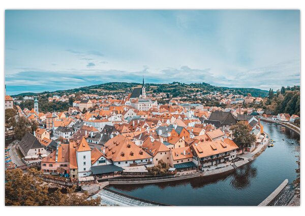 Obraz - Český Krumlov (90x60 cm)