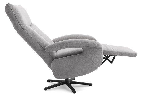 KRESLO, textil, svetlosivá Sit & More - Online Only obývacie izby, Online Only