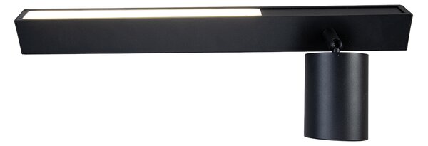 Nástenné svietidlo Magnet Right, 1x čierne kovové tienidlo + 1x LED 5W, b