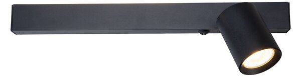 Nástenné svietidlo Magnet Right, 1x čierne kovové tienidlo + 1x LED 5W, b