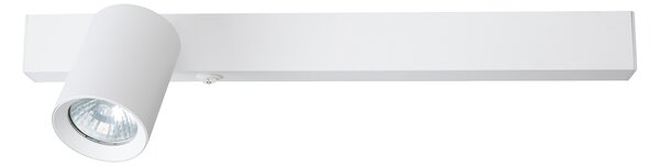 Nástenné svietidlo Magnet Left, 1x biele kovové tienidlo + 1x LED 5W, w