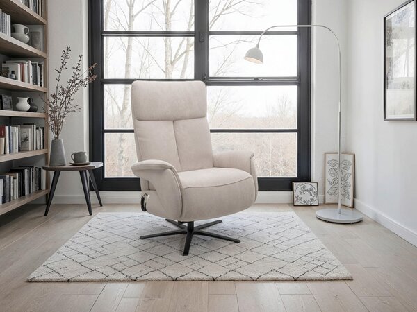 RELAXAČNÉ KRESLO, textil, sivobéžová Sit & More - Online Only obývacie izby, Online Only