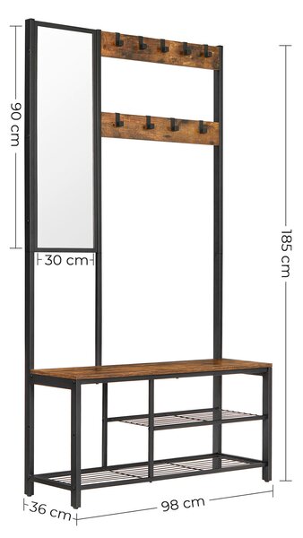 PREDSIEŇOVÝ NÁBYTOK, 98/36/185 cm MID.YOU - Skrine, Online Only