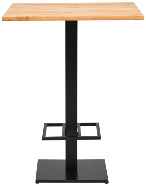 BAROVÝ STÔL, akácia, čierna, farba akácie, 80/105/80 cm Carryhome - Barový nábytok