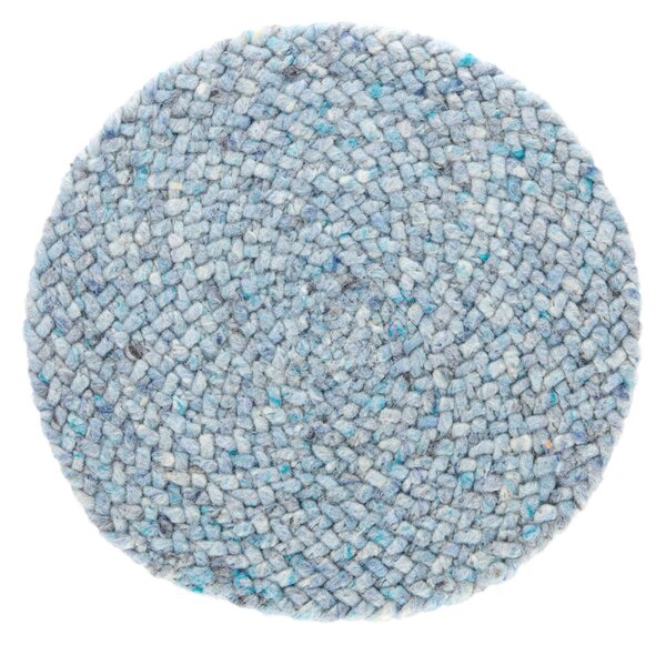 RUČNE TKANÝ KOBEREC, 35 cm modrá, žltá, tyrkysová, svetlosivá, béžová, koralová Linea Natura - Koberce