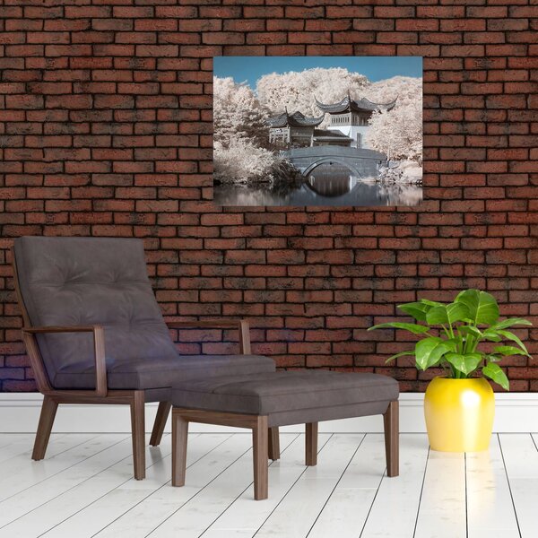 Obraz - Rozkvitnuté stromy v Ázii (70x50 cm)
