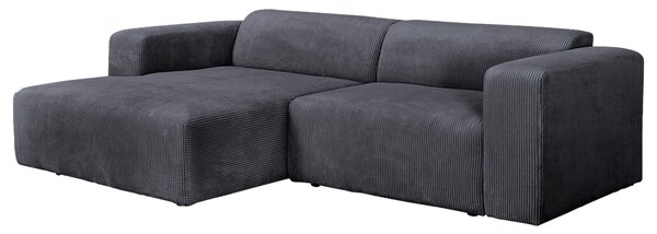 ROHOVÁ SEDAČKA, textil, grafitová P & B - Sedačky, Online Only