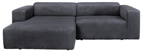 ROHOVÁ SEDAČKA, textil, grafitová P & B - Sedačky, Online Only