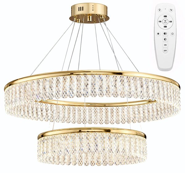 Toolight Toolight, LED stropné svietidlo, 72W, 3500lm, APP1750-CP, zlatá, OSW-04047