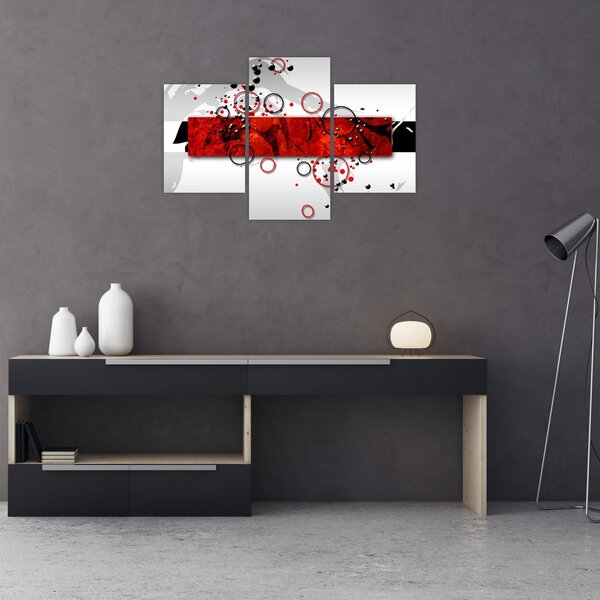 Obraz abstrakcie (90x60 cm)