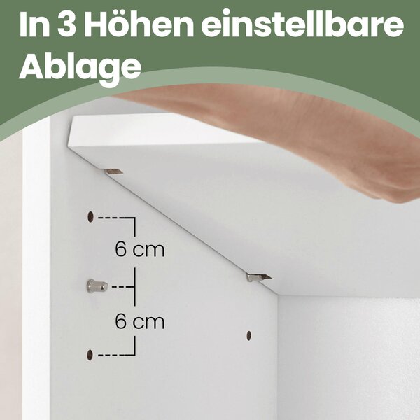 REGÁL, biela, 60/178,5/24 cm Boxxx - Online Only drobný nábytok, Online Only