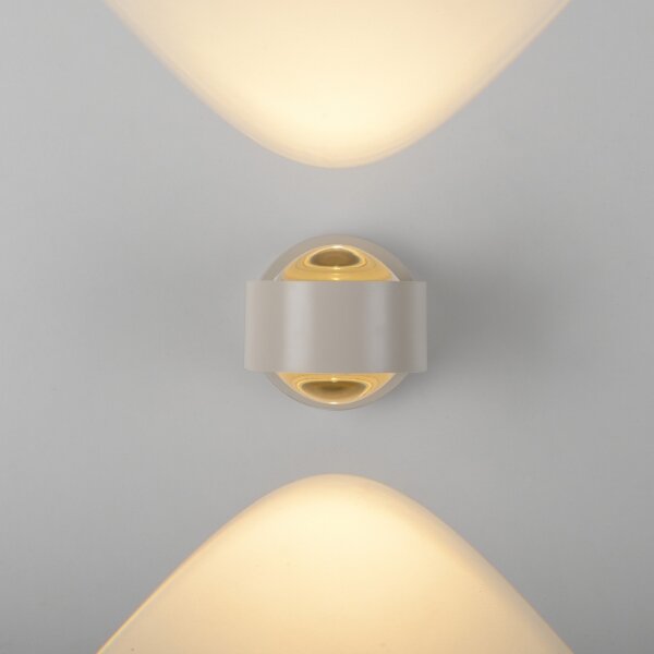 Schöner Wohnen 19331-39 - LED nástenné svietidlo CHIA 2xLED/2W/230V sivá