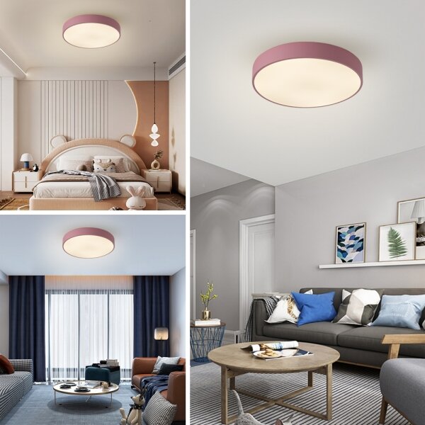 Brilagi - LED stropné svietidlo POOL LED/60W/230V 3000/4000/6000K 50 cm ružové