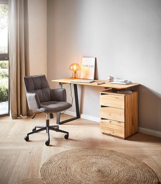 PÍSACÍ STÔL, divoký dub, 140/65/75 cm Linea Natura - Kancelárske stoly