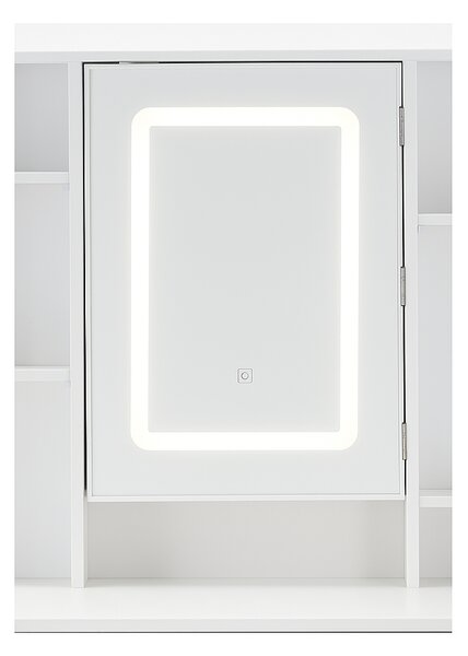 JAKS Toaletný stolík Exclusive s LED osvetlením biely