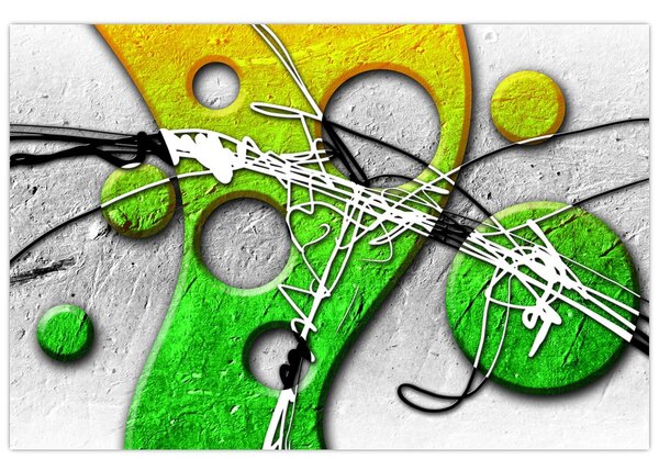 Abstraktný obraz (90x60 cm)