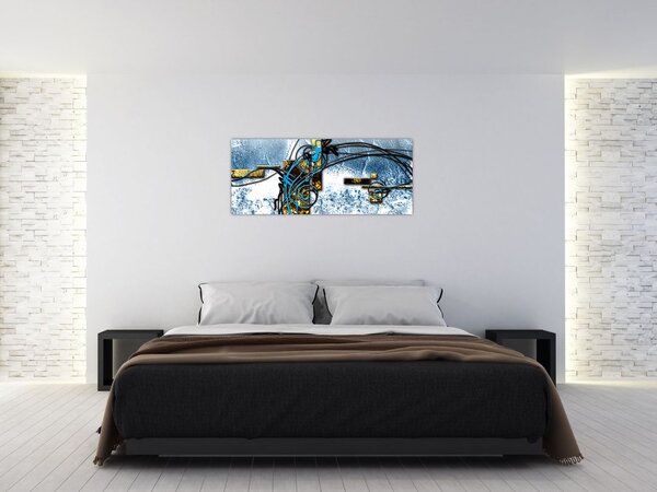 Abstraktný obraz (120x50 cm)