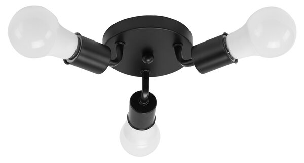 TooLight Kovové stropné svietidlo APP701-3C čierne